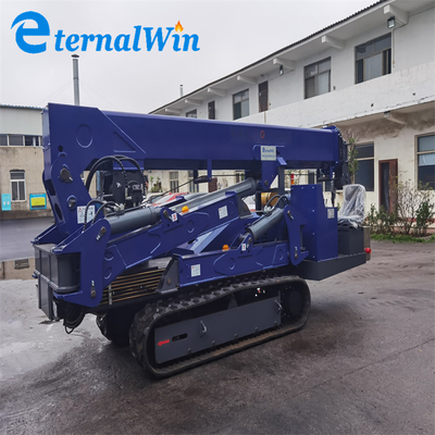 Atölye Elektrikli Vinç Mini Katlanır İnşaat Örümcek Paletli Örümcek Kaldırma Vinci