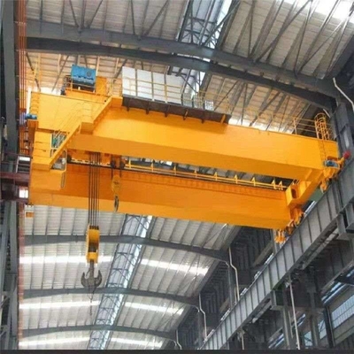 Depo için 50 Ton EOT Gezer Vinç Elektrikli Çift Kirişli