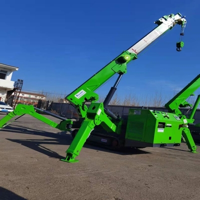 Hidrolik Teleskopik Payandalı 5ton EPA motor Örümcek Paletli Vinç