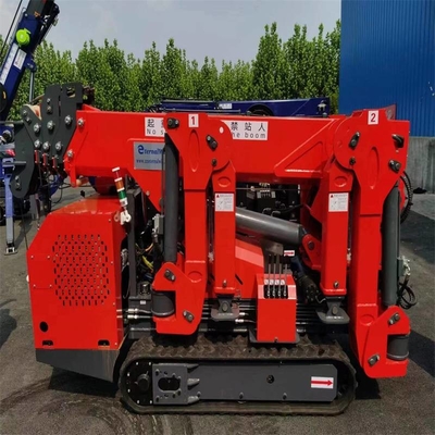 10ton Dar Alan Kullanımı Örümcek Paletli Vinç Fly Pergel 22.5M 5ton ile Kaldırma Yüksekliği
