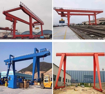 Ağır Hizmet Tipi Çift Kirişli Raylı RMG Portal Vinç 35ton 45ton 55ton