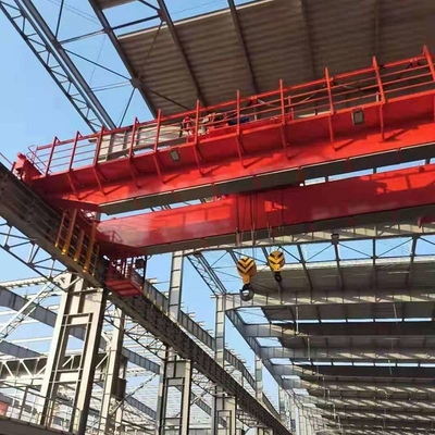 Endüstriyel Kaldırma için Yüksek Mukavemetli 3T-800T Çelik Çift Kirişli Gezer Vinç Makinesi