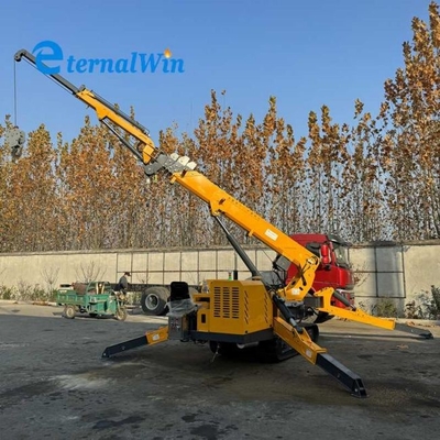 Changchai Dizel Motoru 5 Ton 17.8m Uçan Jib'li Sürünen Örümcek Kirpi