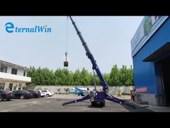 5T 8T Uzaktan Kumandalı Elektrikli ve Dizel Bomlu Teleskopik Örümcek Paletli Vinç