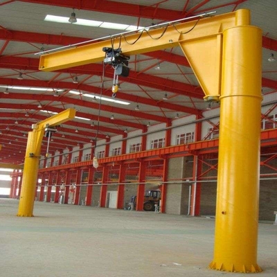 Konsol Sallanan Kollarla Zemine Monte Edilmiş 10 Tonluk Elektrikli Vinç Pergel Vinç
