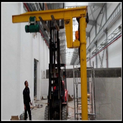 Rotasyon Çevirme 360 ​​Atölye Sütunlu Vinç Mini Sabit Sütun Pergelli Vinçli