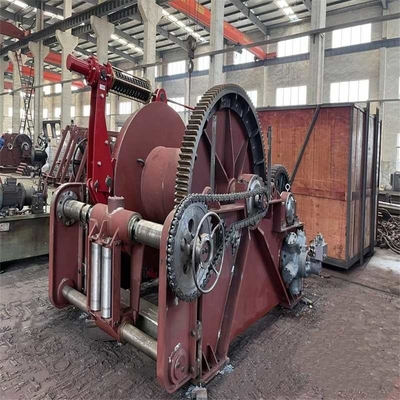 Pompa İstasyonu Değişken Çapa Vinçli Çift Tamburlu Deniz Hidrolik Vinç