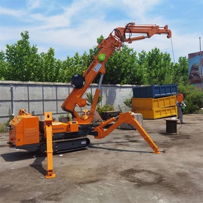 Elektrik Motorlu Dizel Motor Paletli Örümcek Vinç Paletli Örümcek Vinç, Fly Pergelli