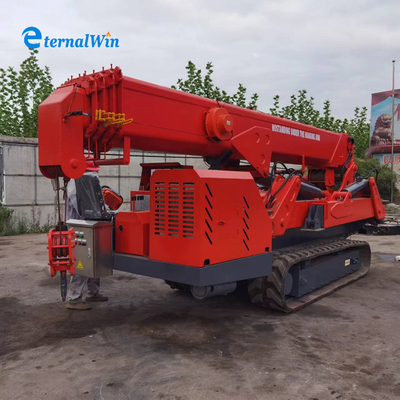 Ağır Görevli Mobil Örümcek Çarpıcı Kiremit Dış Yapı kaldırma 12 ton