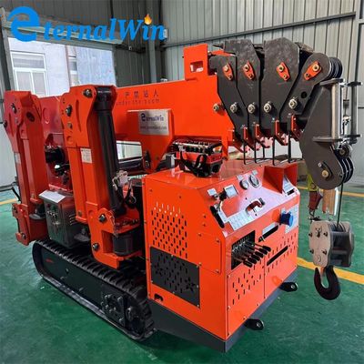 Sarı Mini Örümcek Sürünme Kirpi Çelik ve Teleskopik Boom ile