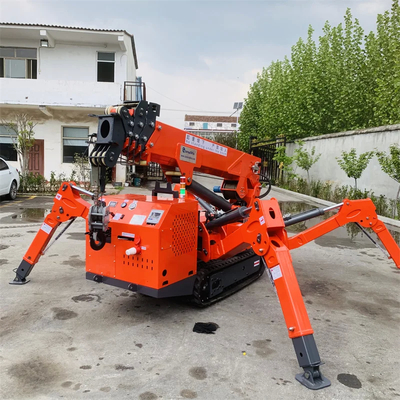 Teleskopik Elektrikli Ve Dizel 3-12 Ton Mini Elektrikli Örümcek Kirpi Mini Örümcek Kirpi