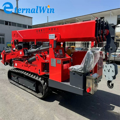 Teleskopik Boom Mini Örümcek vinçleri 3-12 ton kaldırma için