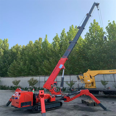 Elektrikli ve Dizel Güçlü Örümcek Sürücüsü Kırmızı