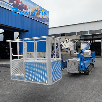 Dizel Motoru 32m Crawler Spider Man Havadaki İşler İçin Asansör
