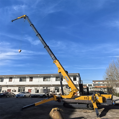 12 Ton Yükseltme Kapasitesi Teleskopik Boom ve Elektrikli/Dizel Güç Kaynağı ile Örümcek Çırpıcı Vücut
