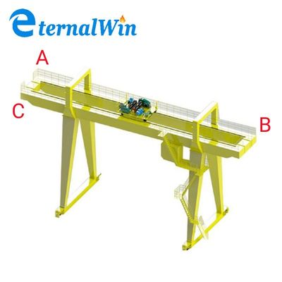 Özelleştirilebilir Köprü Vinç A3-A8 Görev Sınıfı Ağır Hizmet Kaldırma Uygulamaları için Mükemmel