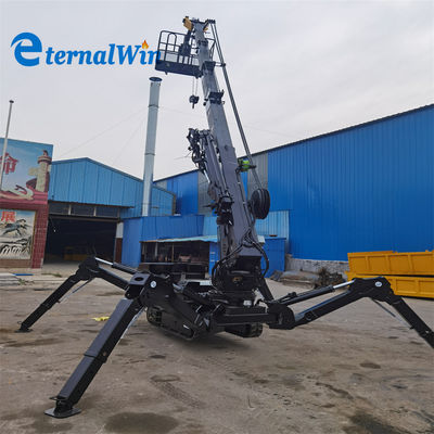 Genel olarak motorlu 8 tonluk örümcek sürünen vinç ve maksimum kaldırma yüksekliği 25 metre
