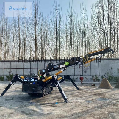 Elektrikli dizel örümcek sürünen vinç 2-12 ton yükleme kapasitesi