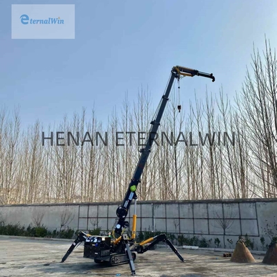 Elektrikli dizel mini örümcek vinci teleskopik dalgıçla 2-12 ton