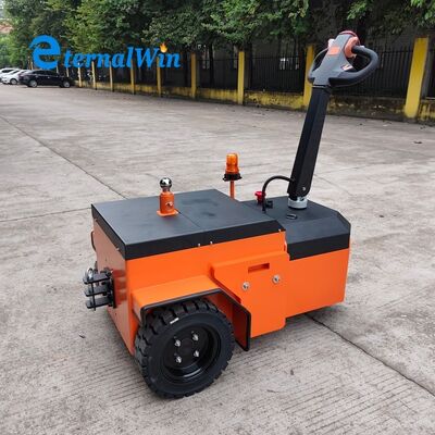 24V Batarya Voltaj Elektrikli Çekici Çekici Boyutlar 1300x850x1050mm Ağır yük taşımacılığı için tasarlanmış endüstriyel çekici araç